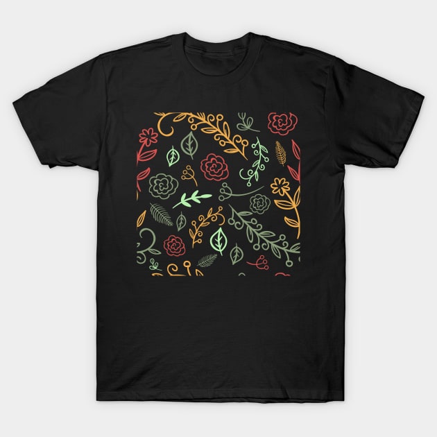 Floral T-Shirt by planetary